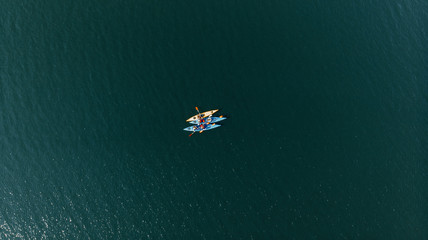 Fototapeta premium boat in the sea