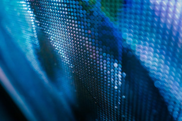 CloseUp LED blurred screen. LED soft focus background. abstract background ideal for design.