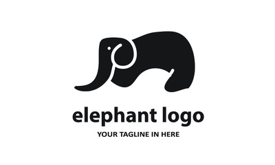 The concept of modern Sderhana elephant logo design is easy to remember	