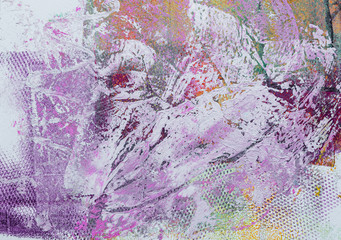 Mixed Media Textured Paint Background