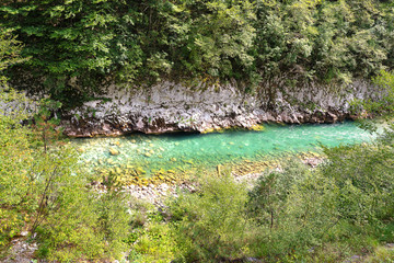 Beautiful view over Tara river, the tear of Europe, Montenegro