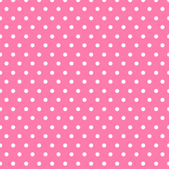 White polka dot background pattern