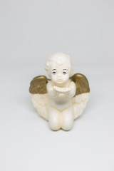 a pretty figure of an angel praying