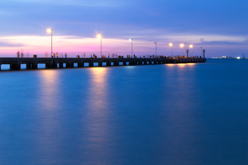 The sea in puerto Progreso Yucatan