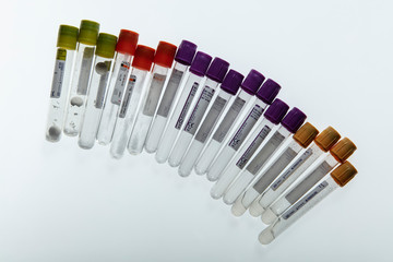 maladie, tubes a essais