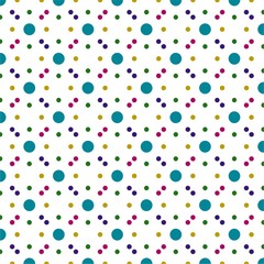 Colorful Seamless Pattern With Dots And Circles, Abstract, Illustrator, Pattern Wallpaper 