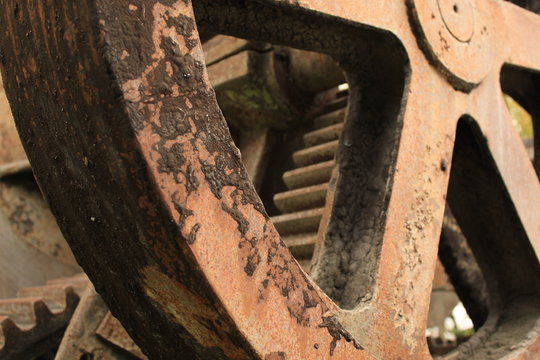 Maquinaria oxidada