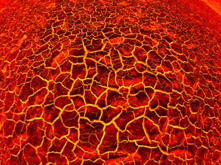 Lush lava. red lava texture background