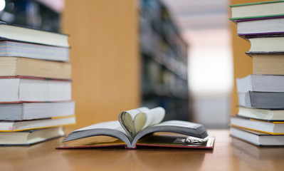 Open the book to make the heart image
