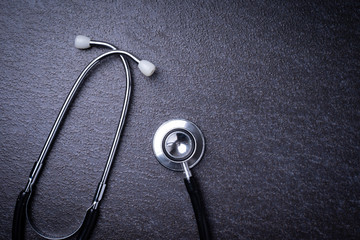 Medical concept, stethoscope