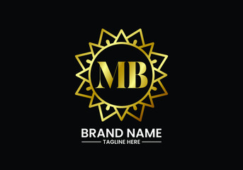 M B MB Initial Letter Logo design vector template, Graphic Alphabet Symbol for Corporate Business Identity
