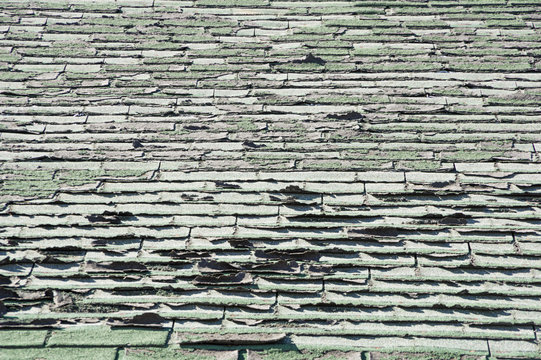 Sun Damaged Old Roof