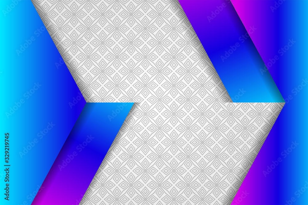 Poster abstract geometric background with horizontal or landscape background. pink blue gradient for elemen