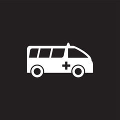 Ambulance graphic design template vector isolated