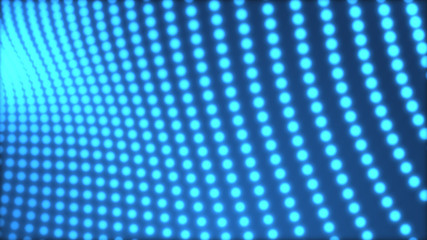 Fototapeta premium Dot blue wave light screen gradient texture background. Abstract technology big data digital background. 3d rendering.