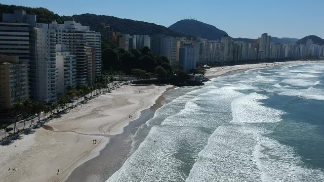 Brazilian beach on summer day