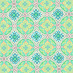  Luxury background with decorative geometric ornament. Retro creative design. geometric pattern in floral style. Simple fashion fabric print.For Interior Design, Printing, Web And Textile Design.