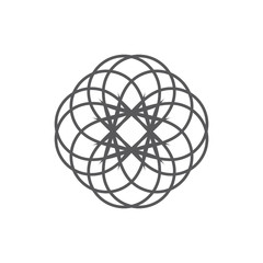 Unique Classic Ornament logo design vector