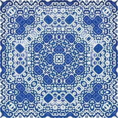 Decorative color ceramic azulejo tiles.