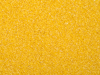 Millet yellow background