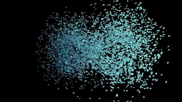 Absolute infinity sign on a dark background. 3D Intro rendering.