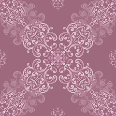 Exquisite baroque design, rococo design, suitable for textile clothing and wallpaper design