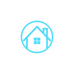 Home, house, building icon. Vector real estate logo