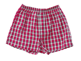 Male underwear isolated on white background