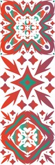 Obraz premium Ethnic ceramic tiles in mexican talavera.