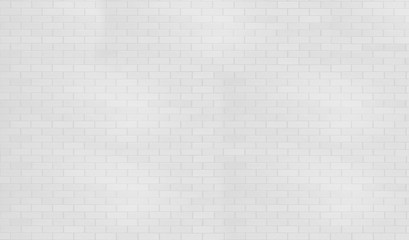 Wide white brick wall pattern background