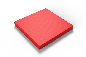 Blank Balancing Yoga Pad for mock up and branding, 3d render illustration. © godesignz