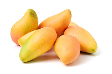 Mango on white background