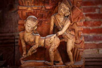 erotic carving from Nepal temple © SearchingForSatori