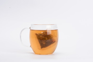 The tea bag made of wolfberry, Maidong, red date, tuckahoe, wolfberry and other traditional Chinese medicines is a health tea often drunk in Asia