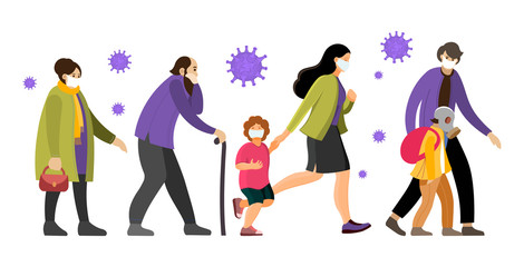 Coronavirus in China. New Wuhan coronavirus 2019-nCoV.