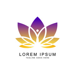 yoga logo template