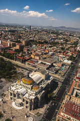 Obraz premium vista del palacio de Bellas Artes en Ciudad de Mexico