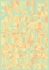 Abstract Random Color Polygones Generative Art background illustration