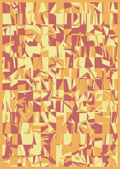 Abstract Random Color Polygones Generative Art background illustration