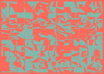 Abstract Random Color Polygones Generative Art background illustration