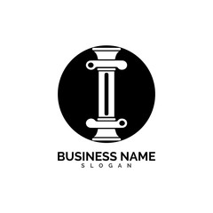 pillar Logo vector Template illustration design