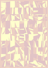 Abstract Random Color Polygones Generative Art background illustration