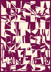 Abstract Random Color Polygones Generative Art background illustration