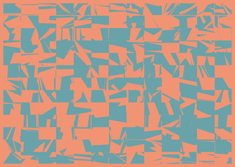 Abstract Random Color Polygones Generative Art background illustration