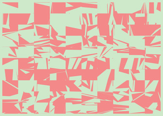 Abstract Random Color Polygones Generative Art background illustration
