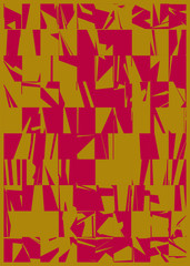 Abstract Random Color Polygones Generative Art background illustration