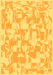 Abstract Random Color Polygones Generative Art background illustration