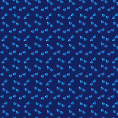 heart shaped sunglasses seamless pattern in blue color. textile design. exotic fashion trend. repeat vector pattern.