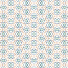 Modern geometric ornament. Seamless illustration for design. Decorative texture. The background mosaic.