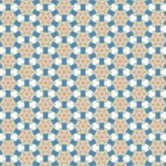 Modern geometric ornament. Seamless illustration for design. Decorative texture. The background mosaic.